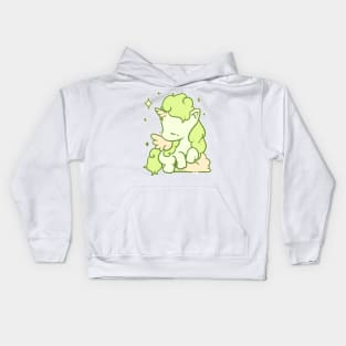 Soft Unicorn (Melon Green) Kids Hoodie